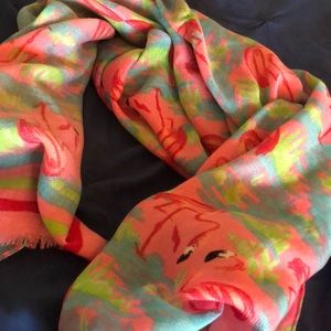 Talbots Flamingo Scarf